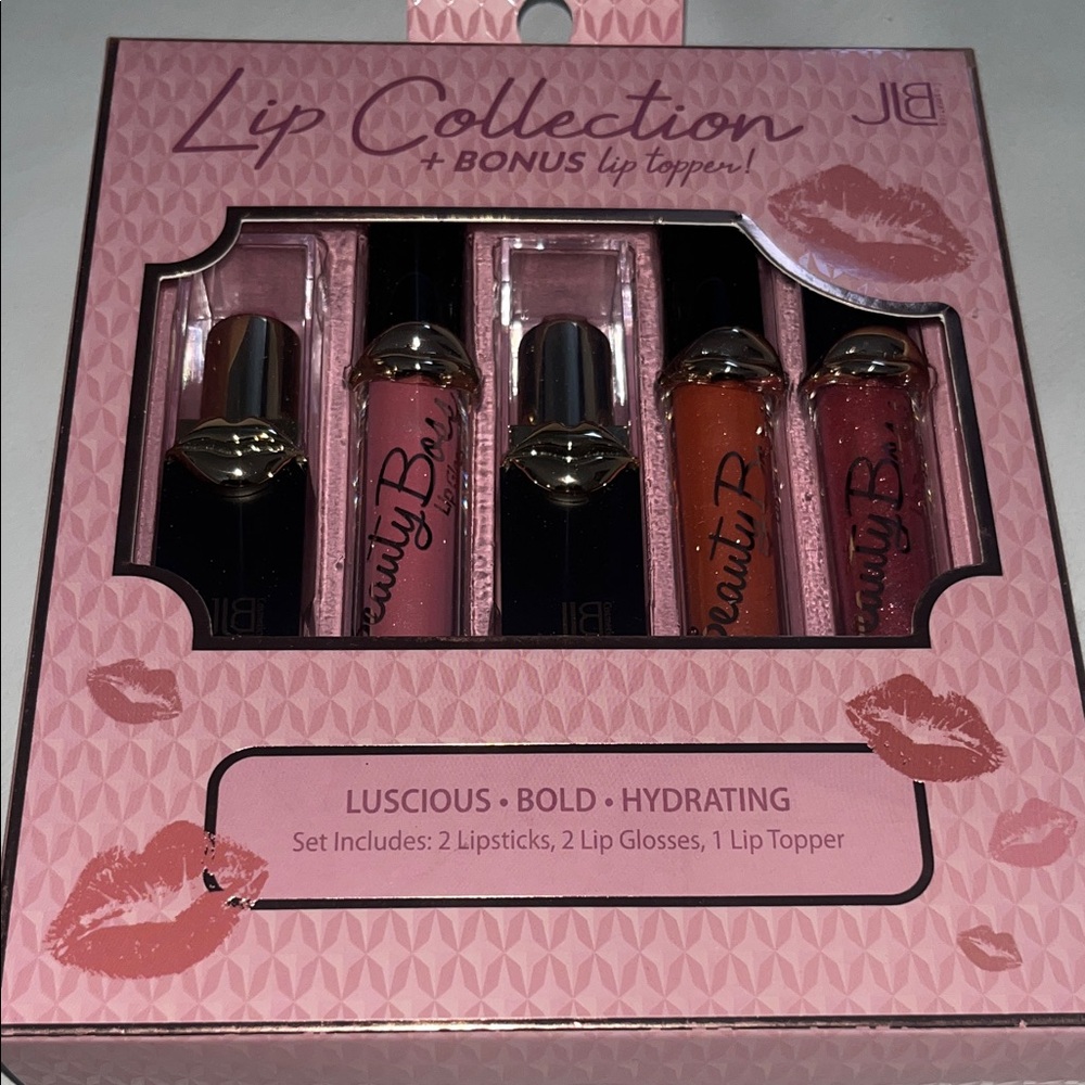 Lip Collection Set - Luscious Pink and Bold Black